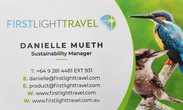 First Light Travel sustainability manager