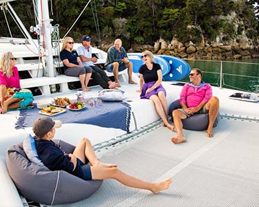 Abel Tasman Sailing relaxation on board