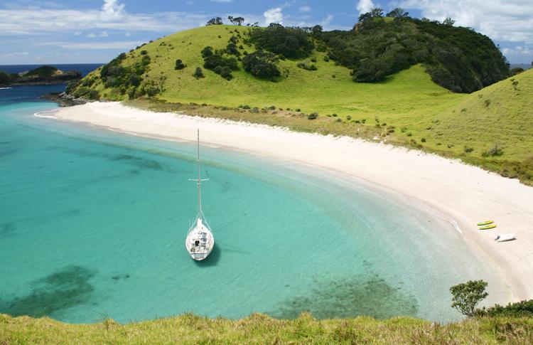 Moored in the Bay of Islands