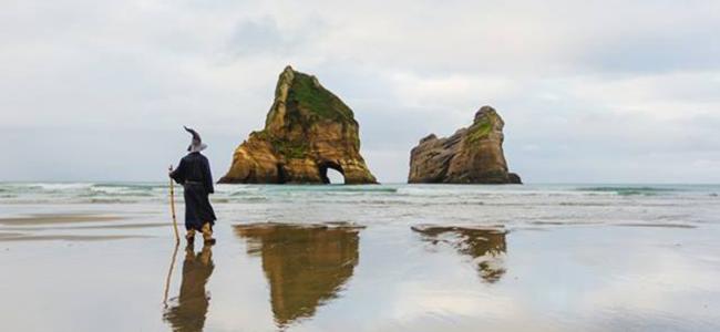 Wild Remote Beach New Zealand