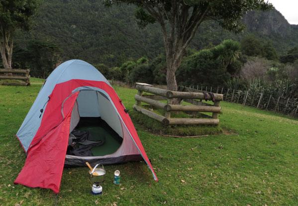 Tenting on the Hillary Trail