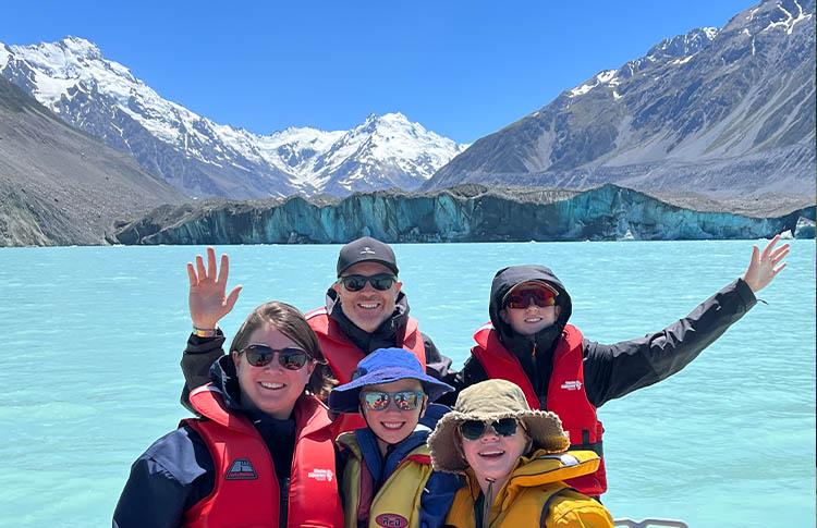 Tasman Glacier boat trip