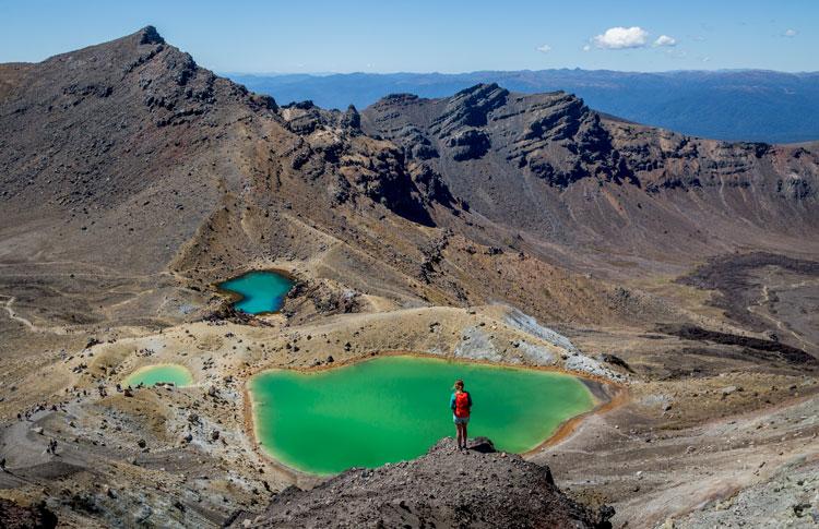 Tongariro Crossing Lakes