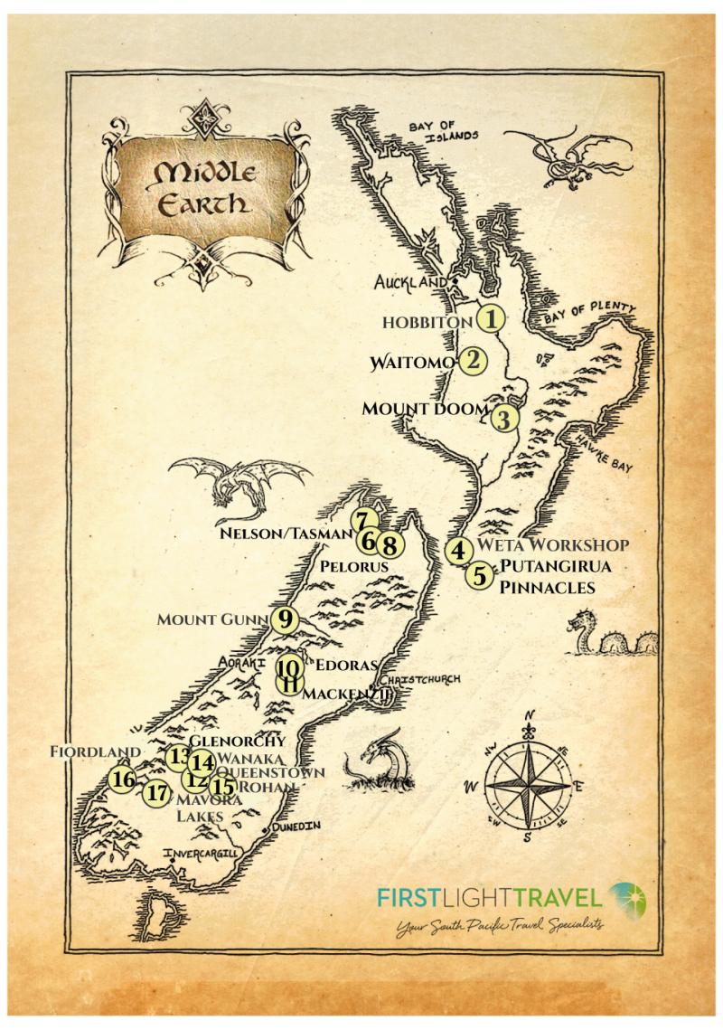 LOTR filming locations in New Zealand / Middle Earth