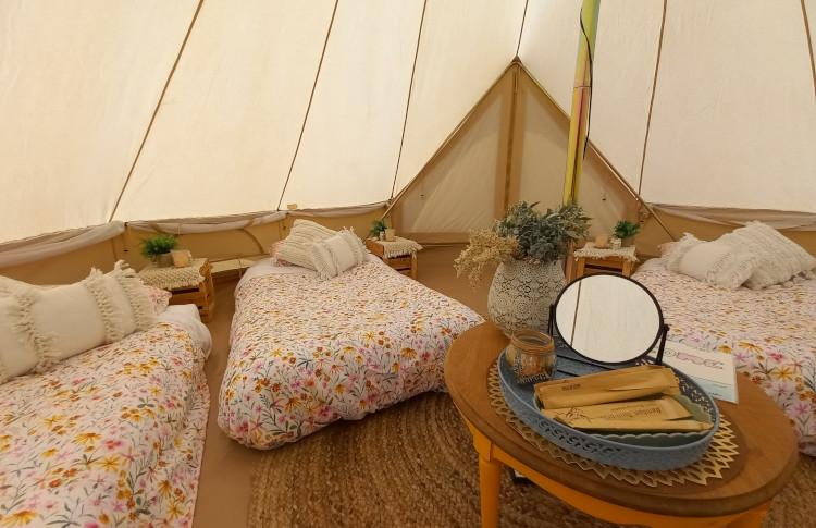 Glamping Tent Interior