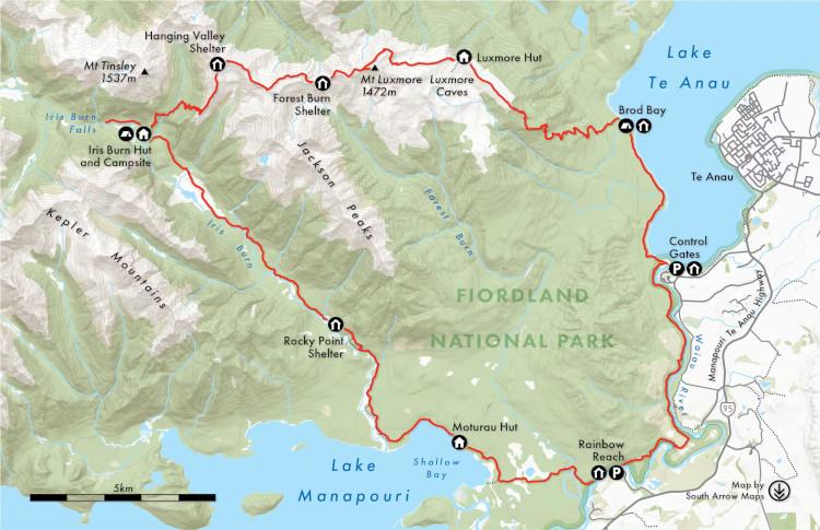 Map of the Kepler Track