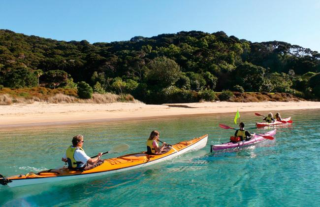 Kayaking in the Bay of Islands