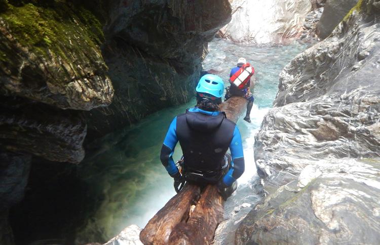 Rock Hopping Through Wild Ravines