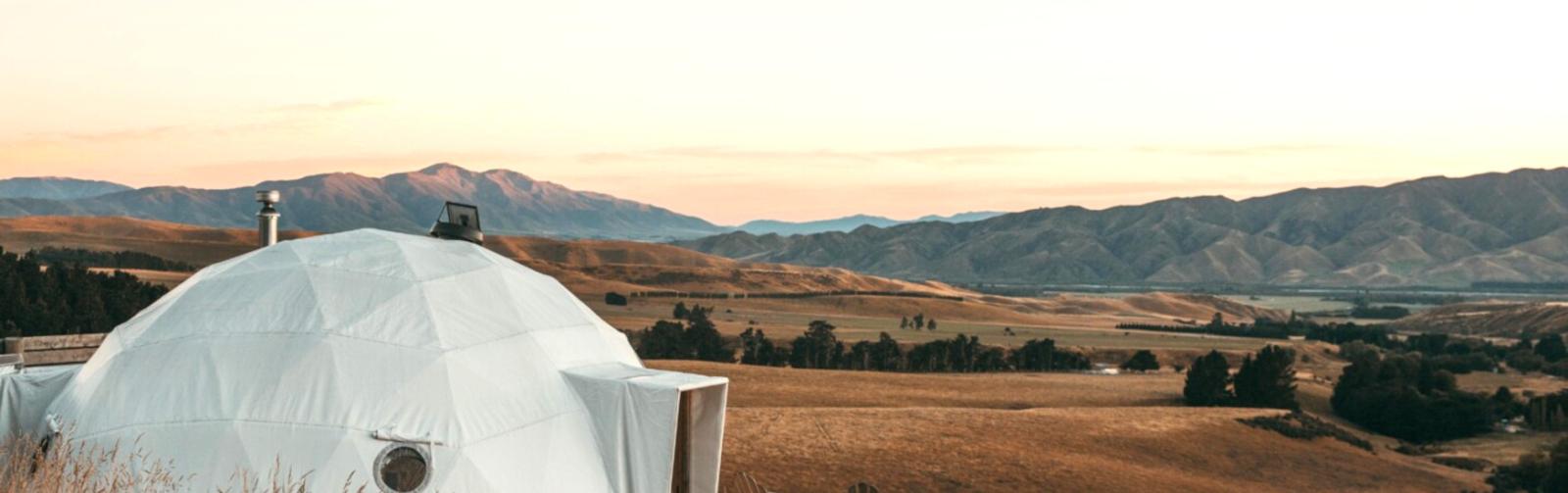Geodesic Domes in the Waitaki Valley