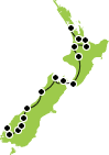 Tour Map: New Zealands Northbound Trilogy Adventure Small