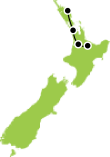 7 Day Bay of Islands & Rotorua Unearthed Small Map