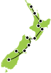 23 day Private Golf Tour Small map