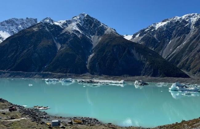 Milky mountain lakes