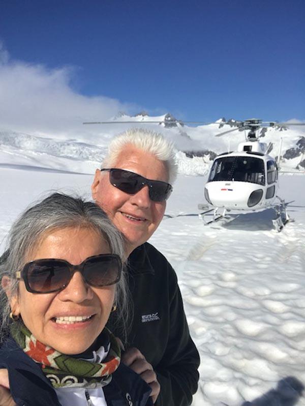 Glacier Helicopter Landing