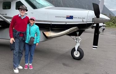 Scenic flight at Milford