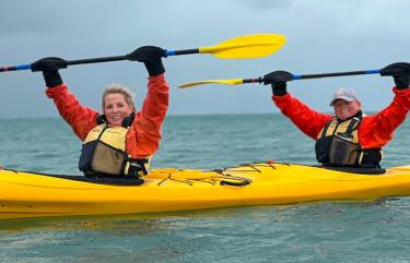 Kayaking clients