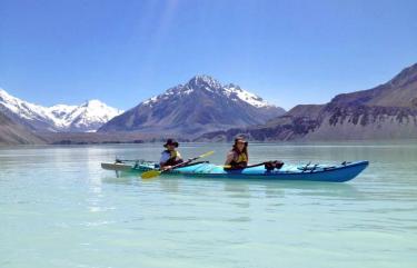 Kayaking Tasman Glacier