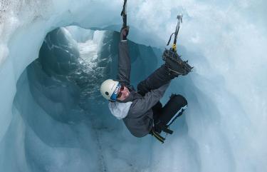 Climb the glacier!