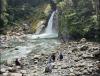 South Island waterfall