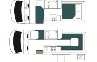 Maui Ultima Plus 3 Berth Sleeping