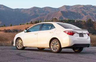 Toyota Corolla Hatch on the road
