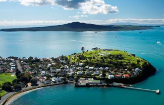 A view over to Devonport on Aucklands North Shore.