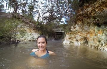 Wild Hot Springs when you Self drive New Zealand