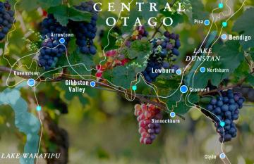 Map Central Otago