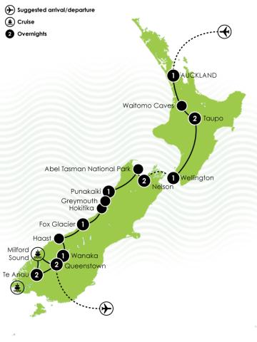 The Royal Tour - A Prime Minister's Choice Large Map 