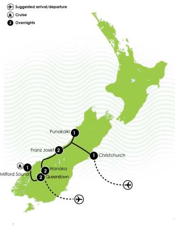 10 Day Premium New Zealand South Island