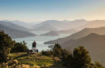 hiking Queen Charlotte Track